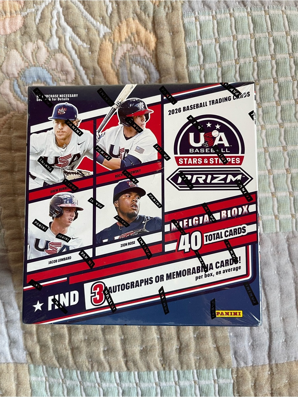 2026 Panini USA Baseball Stars & Stripes Factory Sealed Mega Box